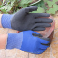 Polyester Latex Coated Polyester Gloves Safety Hand Work Glove